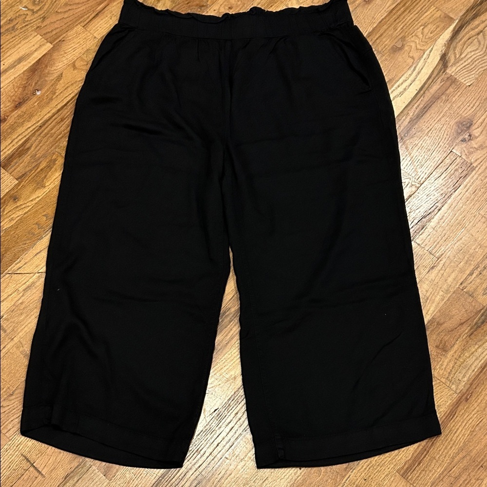 Rachel Black Elastic Waist Pants